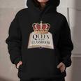Queen Of The Classroom Appreciation Royal Crown Book Graphic Youth Hoodie