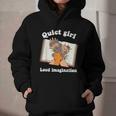 Quiet Girl Loud Imagination Book Lover Bookworm Reader Graphic Youth Hoodie Quiet Girl Loud Imagination Book Lover Bookworm Reader Graphic Youth Hoodie