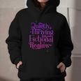 Quietly Thriving In Fictional Realms Book Lovers Graphic Youth Hoodie