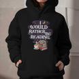 I Would Rather Be Reading Bookworm Book Lover Librarian Kids Graphic Youth Hoodie