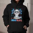 I Read Alotl Cute Axolotl Reading Book Lover Graphic Youth Hoodie