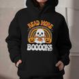Read More Books Booooks Ghost Pumpkin Cute Teacher Halloween Graphic Youth Hoodie
