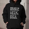 Read Books Lift Heavy Pet Dogs Graphic Youth Hoodie