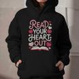 Read Your Cute Heart Out Teacher Librarian Love Reading Book Graphic Youth Hoodie