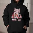 Read Your Heart Out Book Lover Reading Enthusiasts Floral Graphic Youth Hoodie Read Your Heart Out Book Lover Reading Enthusiasts Floral Graphic Youth Hoodie
