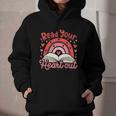Read Your Heart Out Book Valentines Day Reading Teacher Graphic Youth Hoodie