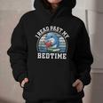 I Read Past My Bedtime Reading Dolphin Book Lover Graphic Youth Hoodie
