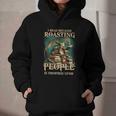 I Read Because Roasting People Is Frowned Upon Dragon Book Graphic Youth Hoodie