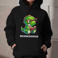 Readasaurus Reading Dinosaur Book Reader Bookworm Graphic Youth Hoodie