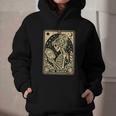 The Reader Tarot Card Book Lover Skeleton Reading Book Graphic Youth Hoodie