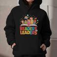 Readers Are Leaders Motivational Reading Book Quote Graphic Youth Hoodie