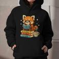 Reading Book Lover Red Panda Read Books Be Kind Stays Weird Graphic Youth Hoodie