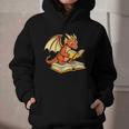 Reading Dragon Book Lover Bookworm Reader Graphic Youth Hoodie