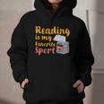 Reading Is My Favorite Sport Book Lovers Graphic Youth Hoodie