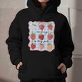 Reading Is My Jam Preppy Stawberry Bookworm Book Lover Nerd Graphic Youth Hoodie