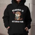 Reading Is Otterly Fun Otter Bookworm Book Lover Librarian Graphic Youth Hoodie Reading Is Otterly Fun Otter Bookworm Book Lover Librarian Graphic Youth Hoodie
