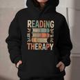 Reading Is My Therapy Book Lover Graphic Youth Hoodie Reading Is My Therapy Book Lover Graphic Youth Hoodie