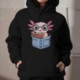 Readsalotl Axolotl Reading Book Lover Reading Pocket Axolotl Graphic Youth Hoodie Readsalotl Axolotl Reading Book Lover Reading Pocket Axolotl Graphic Youth Hoodie