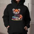 Red Panda Books Lover Reading Bookworm Graphic Youth Hoodie Red Panda Books Lover Reading Bookworm Graphic Youth Hoodie
