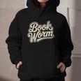 Retro Book Worm Reading For Book Lovers Graphic Youth Hoodie Retro Book Worm Reading For Book Lovers Graphic Youth Hoodie