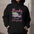 Retro Books Are My Love Language Valentine Book Lovers Graphic Youth Hoodie Retro Books Are My Love Language Valentine Book Lovers Graphic Youth Hoodie