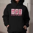 Retro Coquette Bow All Booked For Valentines Book Lover Cute Graphic Youth Hoodie