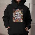 Retro Floral Red & Booked Library Reading 4th Of July Graphic Youth Hoodie