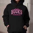 Retro Pink Coquette Bow Valentine Book Lover Varsity Graphic Youth Hoodie