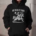 Retro We Read At Dawn Cowgirl Western Librarian Book Lover Graphic Youth Hoodie
