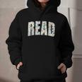 Retro Read Floral Reading Bookworm Librarian Book Lover Graphic Youth Hoodie