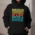 Retro Never Underestimate The Power Of a Boy With a Book Graphic Youth Hoodie Retro Never Underestimate The Power Of a Boy With a Book Graphic Youth Hoodie