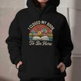 Retro Vintage Book Lover Reading I Closed My Book To Be Here Graphic Youth Hoodie Retro Vintage Book Lover Reading I Closed My Book To Be Here Graphic Youth Hoodie