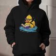 Rubber Duck Reading Book Swim Rubber Duckling Rubber Duckie Graphic Youth Hoodie