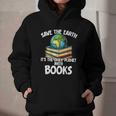 Save The Earth It’s The Only Planet With Books Graphic Youth Hoodie
