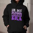 In My School Librarian Era Groovy Back To School Book Lover Graphic Youth Hoodie In My School Librarian Era Groovy Back To School Book Lover Graphic Youth Hoodie