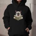 Siamese Cat Reading Book How To Train Your Human Humorous Graphic Youth Hoodie