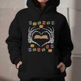 Skeleton Heart Read Reading Book Librarian Halloween Women Graphic Youth Hoodie