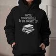 Sorry I'm All Booked Up Book Lover Librarian And Teacher Graphic Youth Hoodie