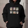Spooky Teacher Halloween Ghost Reading Book Trick Or Treat Graphic Youth Hoodie