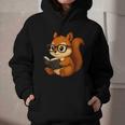 Squirrel Reading Book Lover Graphic Youth Hoodie