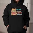 Stay Home Read Books Pet My Cat Regret Nothing Cats Book Graphic Youth Hoodie