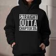 Straight Outta Chapter 39 Cute Book Lover Reader Graphic Youth Hoodie
