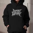 Support Your Local Library Horror Bookworm Graphic Youth Hoodie