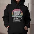 I Survived AP Lang Retro Book Graphic Graphic Youth Hoodie