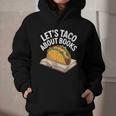 Taco Books Mexican Reading Teacher Book Lovers Bookish Graphic Youth Hoodie
