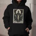 Tarot Cards Guide Book Esoteric Mysticism Clothing Tarot Card Justice Graphic Youth Hoodie