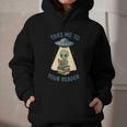 Teacher Alien Books UFO Reading Take Me To Your Reader Graphic Youth Hoodie