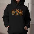 Teacher Fall Thanksgiving Turkey Reading Books Lovers Graphic Youth Hoodie