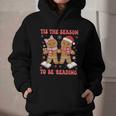 Tis The Season Reading Christmas Shirt Book Lovers Teacher Graphic Youth Hoodie