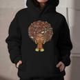 History Month Afro Book Lover Women Girls Librarian Graphic Youth Hoodie